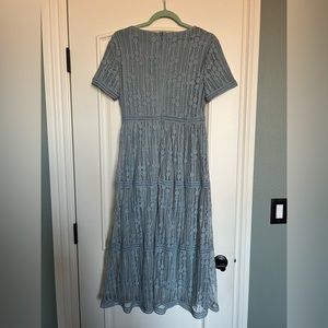 Tea n Rose midi lace blue dress